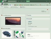 Tablet Screenshot of callidus-.deviantart.com