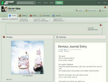 Tablet Screenshot of clever-idea.deviantart.com