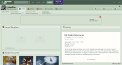 Desktop Screenshot of lyssadina.deviantart.com
