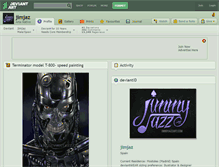 Tablet Screenshot of jimjaz.deviantart.com