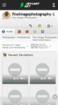 Mobile Screenshot of fineimagephotography.deviantart.com
