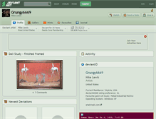 Tablet Screenshot of grungy6669.deviantart.com