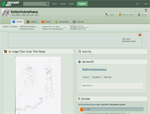 Tablet Screenshot of keitorinamehana.deviantart.com