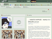 Tablet Screenshot of lokitta22.deviantart.com