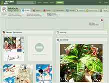 Tablet Screenshot of dakkisoh.deviantart.com