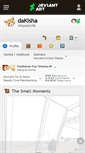 Mobile Screenshot of dakisha.deviantart.com