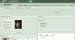 Desktop Screenshot of epsilontheta.deviantart.com