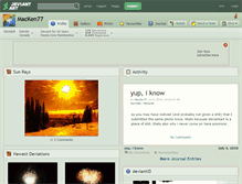 Tablet Screenshot of macken77.deviantart.com