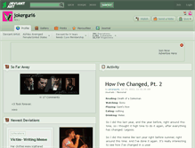 Tablet Screenshot of jokergurl6.deviantart.com