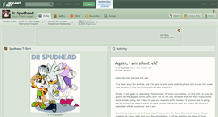 Desktop Screenshot of dr-spudhead.deviantart.com