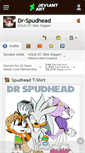 Mobile Screenshot of dr-spudhead.deviantart.com