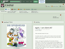 Tablet Screenshot of dr-spudhead.deviantart.com