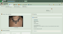 Desktop Screenshot of faewitch.deviantart.com
