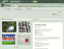 Tablet Screenshot of ebonessa.deviantart.com