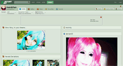 Desktop Screenshot of mandchan.deviantart.com