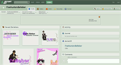 Desktop Screenshot of franhuntersbelieber.deviantart.com