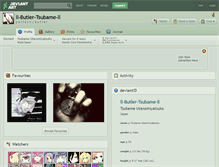 Tablet Screenshot of ll-butler-tsubame-ll.deviantart.com