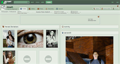 Desktop Screenshot of josueh.deviantart.com