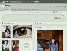 Tablet Screenshot of josueh.deviantart.com