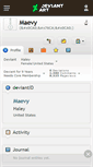 Mobile Screenshot of maevy.deviantart.com