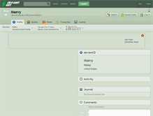 Tablet Screenshot of maevy.deviantart.com