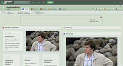 Desktop Screenshot of maybenotvad.deviantart.com