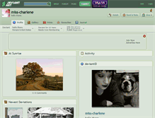 Tablet Screenshot of miss-charlene.deviantart.com