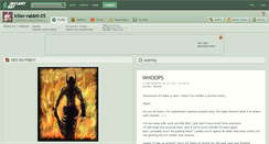 Desktop Screenshot of killer-rabbit-05.deviantart.com