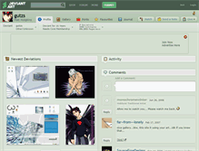 Tablet Screenshot of gutzs.deviantart.com
