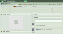 Desktop Screenshot of greengamerj.deviantart.com