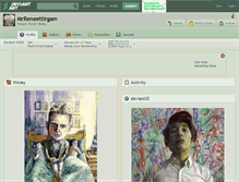 Tablet Screenshot of mrreneettirgam.deviantart.com