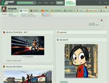 Tablet Screenshot of mrbside.deviantart.com