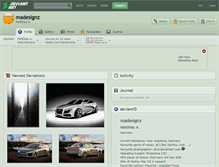 Tablet Screenshot of madesignz.deviantart.com