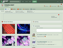 Tablet Screenshot of kristalia-astari.deviantart.com