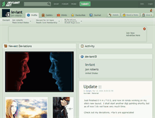 Tablet Screenshot of leviant.deviantart.com