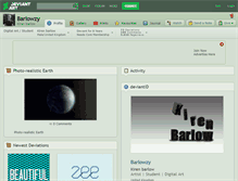 Tablet Screenshot of barlowzy.deviantart.com
