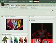 Tablet Screenshot of lobo-gris.deviantart.com