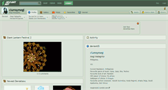 Desktop Screenshot of clumsymegi.deviantart.com