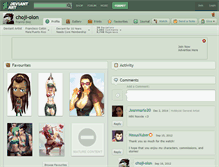 Tablet Screenshot of choji-olon.deviantart.com