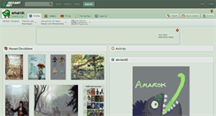 Desktop Screenshot of amarok.deviantart.com