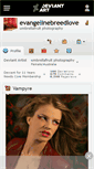 Mobile Screenshot of evangelinebreedlove.deviantart.com