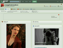 Tablet Screenshot of evangelinebreedlove.deviantart.com