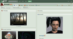 Desktop Screenshot of demongirl.deviantart.com