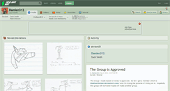 Desktop Screenshot of damien312.deviantart.com