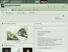Tablet Screenshot of love-and-commissions.deviantart.com