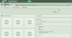 Desktop Screenshot of mistera-k.deviantart.com