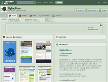 Tablet Screenshot of bigbadbison.deviantart.com