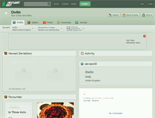 Tablet Screenshot of owim.deviantart.com
