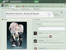 Tablet Screenshot of 5374.deviantart.com