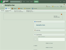 Tablet Screenshot of memphis-chan.deviantart.com